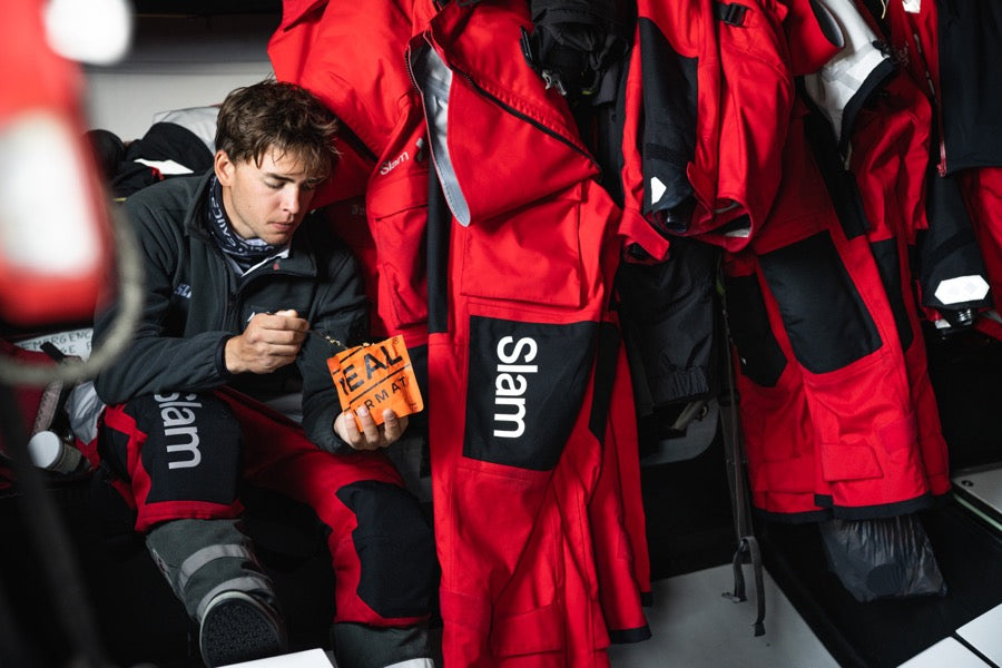 VO65 Sisi - Life on board. Photo: Stefan Leitner