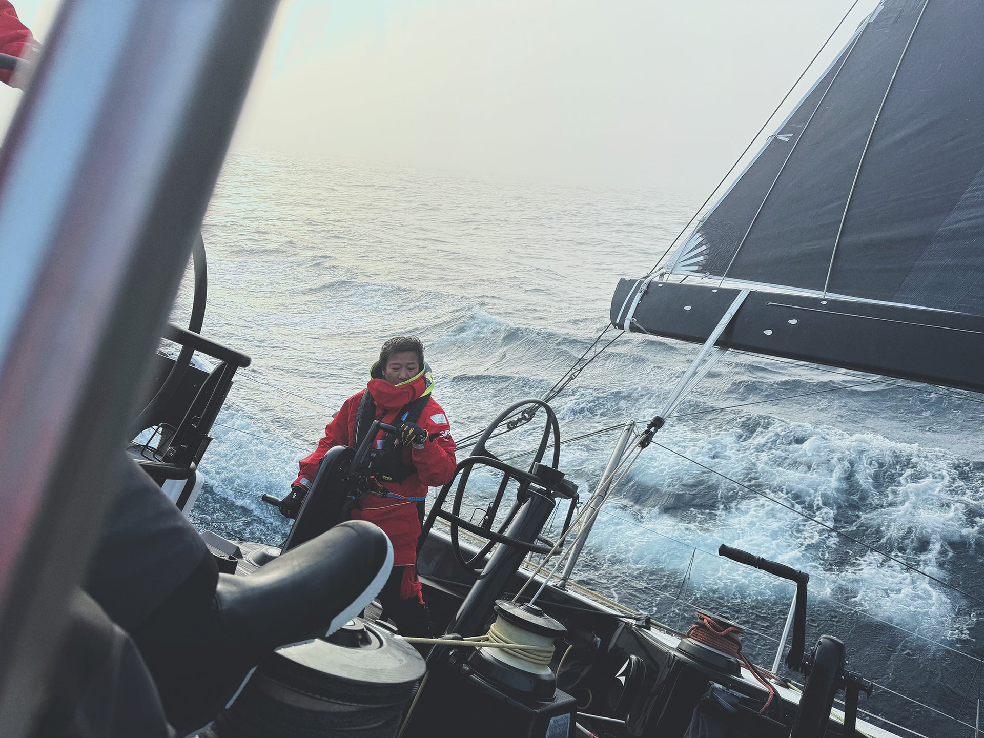 VO65 Sisi@NYYC Transatlantic 2025. Photo: Xaver Kettele